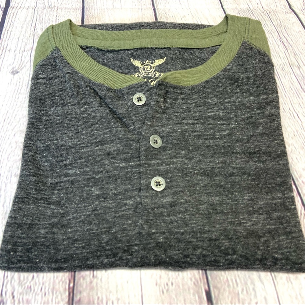 FADED GLORY Raglan Baseball Sleeve Shirt